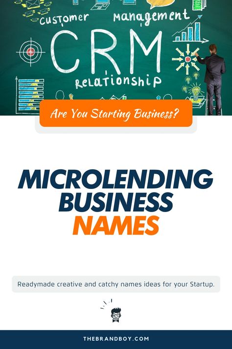 Micro-lending companies offer financial aid to small businesses and emerging entrepreneurs that are not eligible for bank loans. #SmallBusinessNames #BusinessNamesIdeas #NamesIdeas #BusinessNames #MicrolendingNames Bank Name Ideas, Money Lending Business, Types Of Bank Accounts, Types Of Bank Accounts To Have, Money Lending, Loan Company, Catchy Names, Financial Advisory, Create Name