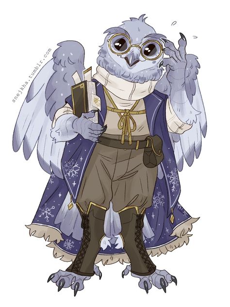 Owlin Wizard, Pathfinder Character, Dnd Races, Dnd Dragons, Dungeons And Dragons Characters, Dnd Art, Monster Design, Character Creation, Dnd Characters