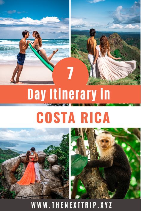 These are the best things to do in Costa Rica in 7 days. From volcanoes and beaches to waterfalls and ziplining high above rainforests, this guide has all that and more. Places included are San Jose, Santa Teresa, Manuel Antonio Park, Monteverde Cloud Forest, Bajos del Toro, Jaco, Playa Hermosa and more! | Costa Rica Travel | Costa Rica Vacation | #Destguides #CostaRica #itinerary #CentralAmerica Costa Rica Backpacking, Costa Rica Itinerary, Costa Rica Travel Guide, Corcovado National Park, Visit Costa Rica, Costa Rica Vacation, Central America Travel, Costa Rica Travel, America Travel