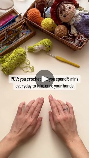 Hand exercises for crochet Hand Exercises, All Day Everyday, Full Time, Take Care Of Yourself, Feel Better, Audio, I Love, Sewing, Knitting