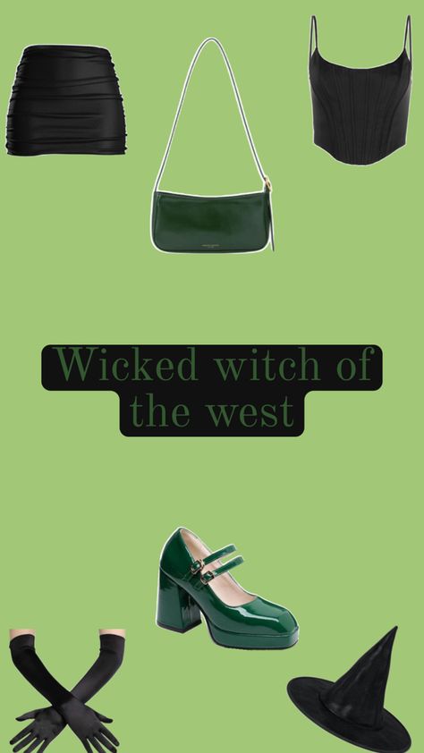 Wicked Witch Of The West Costume, Wizard Of Oz Wicked Witch, Trio Costumes, Outfit Rock, Wicked Costumes, Wicked Witch Of The West, Witch Of The West, Hot Costume, Witch Halloween Costume