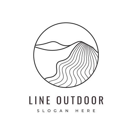 nature; desert; vector; design; logo; minimalist; landscape; illustration; icon; line; sun; modern; sunrise; minimal; travel; art; mountain; sunset; graphic; symbol; emblem; simple; tourism; sign; template; tree; sand; adventure; label; background; boho; natural; summer; exotic; outline; beautiful; cactus; dune; palm; moon; beauty; vacation; creative; element; plant; bohemian; arabia; sahara; outdoor; panorama Sand Logo Design, Travel Logo Ideas, Desert Logo Design, Website Launch Idea, Outdoor Logo Design, Desert Vector, Sand Logo, Social Media Manager Website, Desert Logo