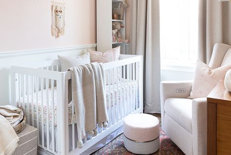 Small Nursery Ideas: How a Designer Created Her Dream Nursery in Under 70-Square-Feet Narrow Nursery Layout, Narrow Nursery, Small Nursery Layout, Small Nursery Ideas, Nursery Layout, Small Nursery, Dream Nursery, Small Nurseries, Dream Nurseries