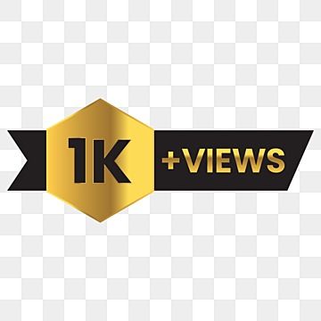 1k Views Logo, 10k Views Logo, 1k Logo, 1k Followers Instagram, Youtube Logo Png Hd, Subscribe Png, Png Youtube, Thumbnail Png, Youtube Logo Png