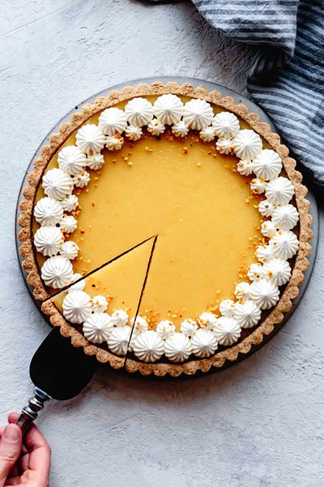 Gluten Free Tart Crust Recipe, French Lemon Tart Recipe, Gluten Free Tart Crust, French Lemon Tart, How To Make Tart, Tart Crust Recipe, Vegan Tarts, Tart Crust, Gluten Free Shortbread