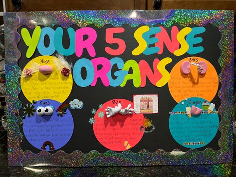 My 2nd grader needed to put together a couple facts for each sense. We did that and dolled it up a bit with Mrs Potato Head parts, scrapbooking stickers, and black foam board. Potato Heads, Foam Board, Your Voice, Scrapbook Stickers, Dolls