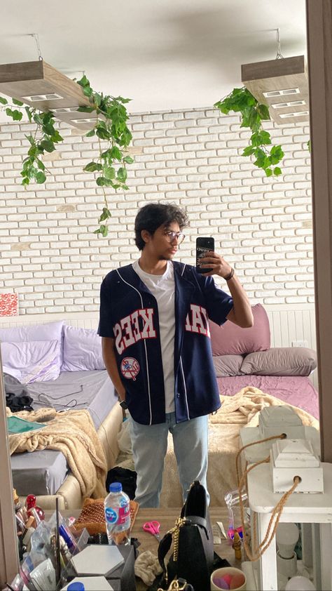 Jersey Baseball Outfit, Baseball Jersey Outfit, Yankee Fitted, Outfit Sport, Baseball Jersey Men, Baseball Tops, Jersey Baseball, Sport Jersey, Baseball Outfit