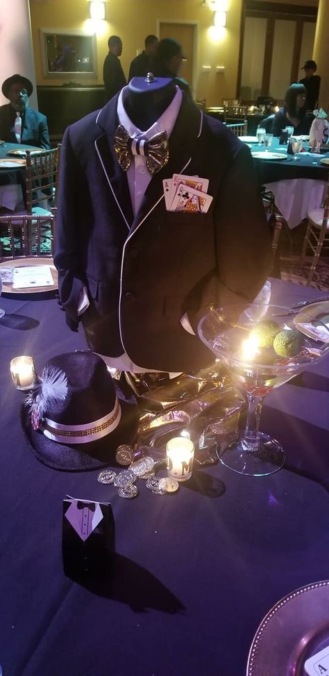 Classic Man Themed Birthday Party, 70 Birthday Party Centerpiece Ideas For Men, Classic Man Party Theme Ideas, Table Centerpieces For Male Birthday, Classic Man Party Theme, Centerpieces For A Mans Birthday Party, Male Centerpieces Birthday, Men Centerpieces Table Decorations, Tuxedo Centerpieces For Men