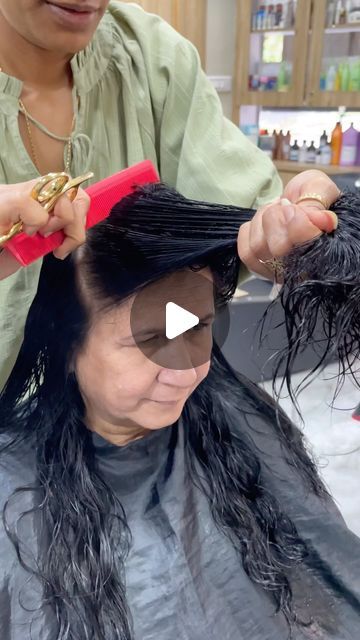 Nisha Modi (Smart Lady Beauty Care) on Instagram: "#haircut @smartladybeautycare 
.
.
.
.
Haircut & styling: Nisha Modi 
Schedule your appointment with us:9924745388
.
.
.
.
.
.
.
.
#haircutting #minitutorial #tutorial #haircuttutorial #happyclientshappyme #organicgrowth #instagrowth #instasupport" Haircut At Home For Women, Unicorn Haircut, Neeti Mohan, Smart Lady, Sunidhi Chauhan, Guru Randhawa, Holi Party, Neha Kakkar, Arijit Singh