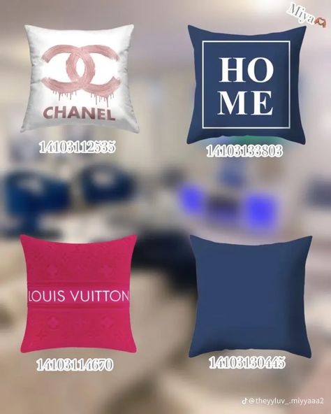 Club Roblox Decal Codes Bedroom, Bloxburg Bed Pillows, Bloxburg Louis Vuitton Codes, Bloxburg Pink Pillow Decal, How To Make Custom Pillows In Bloxburg, Pillows Bloxburg, Pillow Codes Bloxburg, Headboard Codes Bloxburg, Living Room Decals Bloxburg