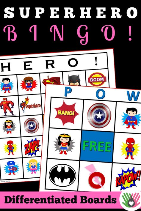 BINGO isn't just a fun game...It's a great way to teach a wide variety of Social Skills such as; turn taking, sharing, and good sportsmanship. Enjoy this BINGO game in a fun Superhero theme. Differentiated boards for lower and upper elementary. Click here to see more! #sociallyskilledkids #BINGO #Superheros Executive Functioning Activities, Superhero Week, Super Hero Activities, Class Rewards, Good Sportsmanship, Teacher Wish List, Flexible Thinking, 3rd Grade Writing, Social Skills Groups