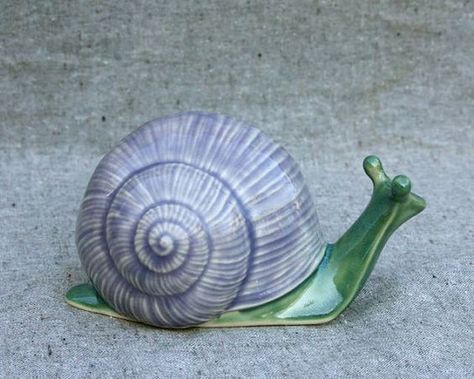 Pottery Snail, Snail Image, Ceramic Snail, Snail Art, Snails In Garden, Concrete Jewelry, Air Dry Clay Projects, Snail Shell, Turtle Art