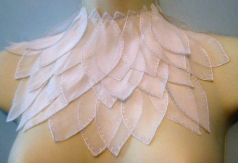 Steampunk jewelry ivory leaf textile bib by AmorousCatsAttic, $39.00: Hallowen Costume, Fantasy Costumes, Steampunk Jewelry, Fairy Costume, Neck Piece, Fantasy Fashion, Burning Man, Larp, Collar Necklace