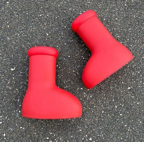 Cartoon Boots, Big Red Boots, Kids Boots Boys, Red Rain Boots, Astro Boy, Red Boots, Girls High, Cute Spring, Boys Boots