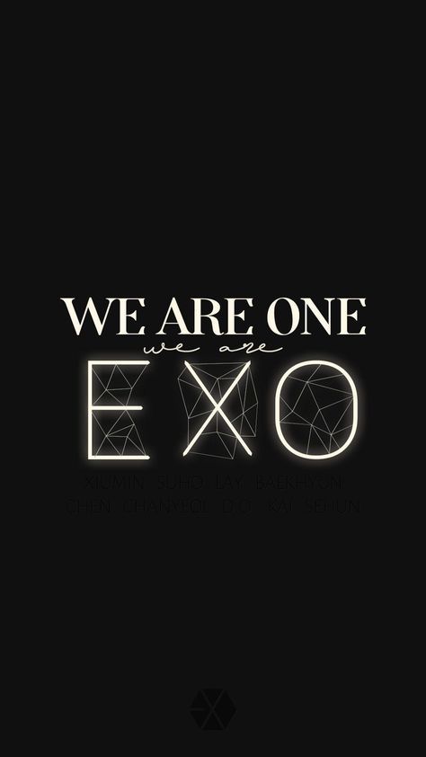 #exo Exo Names, Exo L Wallpaper, Exo Logos, Cute And Aesthetic Wallpaper, Exo Birthdays, Exo Logo Wallpapers, Sign Logo Design, Neon Sign Logo, Blackpink Logo