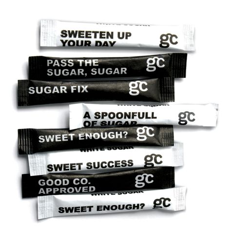 •Via Inspiring Brands | Good Co. Sugar | Package Design Collagen Packaging, Food Boutique, Sugar Packaging, Sugar Sticks, Stick Design, Black Packaging, Cool Packaging, Chocolate Packaging, Food Packaging Design