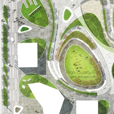 Nice Landscape, Landscape Architecture Plan, Plaza Design, Landscape Architecture Drawing, Urban Landscape Design, Color Plan, Landscape Design Plans, Landscape Plan, Landscape Architecture Design