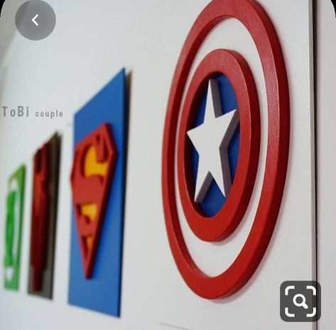 Super Hero Bedroom Ideas, Marvel Kids Bedroom, Marvel Kids Room, Avenger Room, Avengers Themed Bedroom, Captain America Bedroom, Marvel Room Ideas, Avengers Wall Decor, Avengers Bedroom