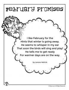 Kids Poems for the Month of February | Woo! Jr. Kids Activities Poem About February, February Poems For Kids, February Poem, February Poems, Sketchbook Lettering, Front Door Wreaths Diy, February Ideas, Poetry For Kids, Kids Poems