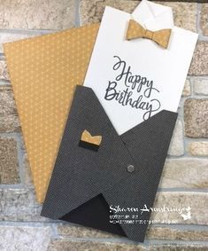 Birthday Card For Men, Card For Men, Mens Cards, Men's Cards, Envelope Punch Board, Masculine Birthday Cards, Birthday Cards For Men, Fathers Day Crafts, Birthday Cards Diy