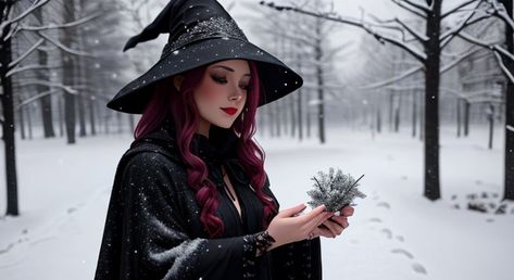 The Meaning Of Yule: Why We Celebrate The Winter Solstice - Witches Lore Winter Solstice Outfit, Winter Witch Aesthetic, Winter Solstice Witch, Solstice Outfit, Fictional Character Crush, Witchy Things, Witch Art, Winter Solstice, The Meaning