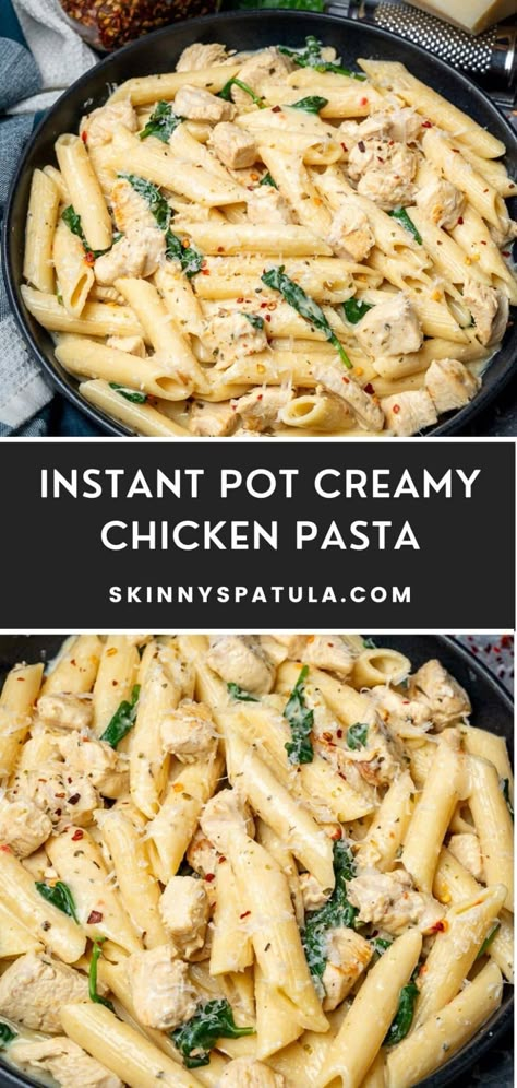 Instant Pot Creamy Chicken Pasta