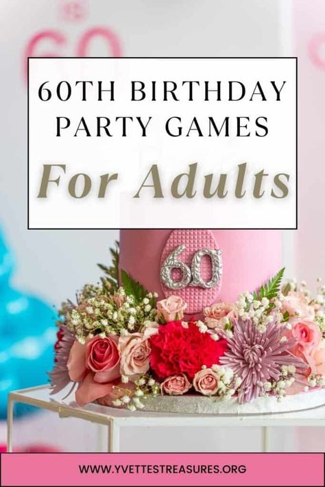 60th Birthday Party Games For Adults For A Great Time - Best Online Gift Store 60th Birthday Party Woman, 60th Birthday Activities, 60th Birthday Game Ideas, 60th Birthday Party Games For Adults, Games For A 60th Birthday Party, 60 Birthday Party Ideas For Women, 60th Birthday Games, 60th Birthday Party Games, Spooky Halloween Party Games