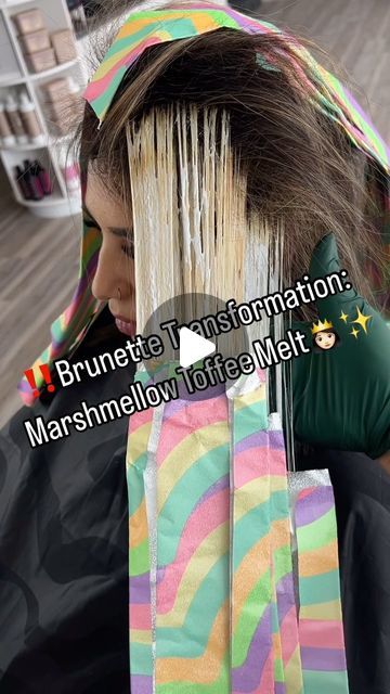 Patricia Nikole on Instagram: "✨Leave a 🤍! SAVE & Share 👸🏻-
Such a beautiful ‼️Brunette Transformation: Marshmellow Toffee👸🏻✨which  is a lived in Blonde Brunette!✨

@SchwarzkopfUSA BlondMe
Premium 9+ Lightener is one of my faves✨👸🏻.
✨Formula- Color Melt 
✨Base
BlondMe Deep Toner:
Milk Chocolate
✨Mid Lengths & Ends
BlondMe Ice-Irise Bond Enforcing Blonde Toning
✨I created a perfect seamless blend using my ✨PaintedHair✨ Foil technique✨
Using @schwarzkopfusa 
✨Lightener
BlondMe Bond Enforcing Premium Lightener 9 + 
BlondMe 6% 20 Volume Premium Developer

🤍What do you think?!😍
🤎Like, Share and Check out my other posts💕

⭐️ Are you looking to grow your painting, Haircoloring & Business skills? Check out my online education 😻- Link in Bio👆🏽
✨✨✨✨✨✨✨✨✨✨✨✨✨✨
✨✨✨✨✨✨✨✨✨✨✨✨✨✨✨✨✨✨✨✨

🌟On Brunette With Blonde Ends, Color Melt Brunette To Blonde, Brunette Transformation, Color Melting Hair, Lived In Blonde, Color Melt, Beautiful Brunette, Color Melting, Brunette To Blonde