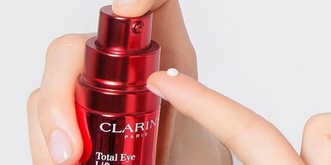 The Clarins Total Eye Lift Firming and Smoothing Eye Cream promises to give you a visible eye lift. The anti-aging cream is made with ingredients to firm, brighten, and de-puff dark circles and puffiness. It’s currently on sale for 50 percent off at Ulta. #beauty #skincare #skincaretips Clarins Eye Cream, Eye Lift Cream, Crepey Skin, Anti Aging Eye Cream, Flawless Makeup Application, Face Nails, Eye Anti Aging, Eye Lift, Beauty Finds