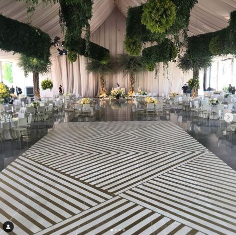 Black And White Flooring, Wedding Stationary Design, Black And White Wedding Theme, Bar Mitzva, Luxury Vinyl Tile Flooring, Dance Floor Wedding, White Wedding Theme, Wedding Tent, Wedding Stage Decorations