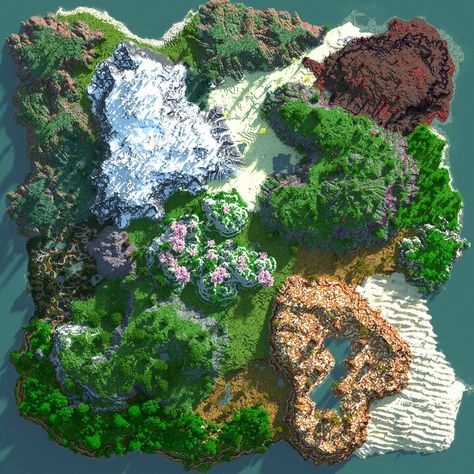 Color Level - 1000x1000 [worldpainter] Minecraft Map Flat World Minecraft Builds, Minecraft Biomes O Plenty House, Minecraft World Themes, Minecraft Biome Ideas, Minecraft Plains Biome, Minecraft Flat World Ideas, Minecraft Map Room, Minecraft Map Art, Whole World Map