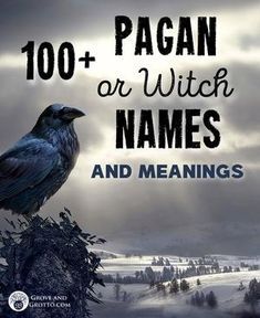 Grove and Grotto - Articles – Tagged "beginner" Wiccan Names, Pagan Names, Witchy Names, Names And Their Meanings, Names And Meanings, Witch Names, Christian Names, Roman Names, Fantasy Writer