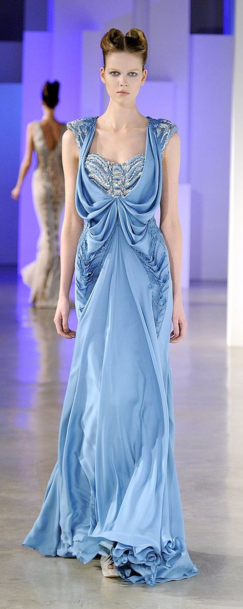 Basil Soda Couture, Blue Gowns, Basil Soda, Princess Closet, Irina Shabayeva, Fashion Designs, Beautiful Clothes, Wedding Humor, Beautiful Gowns