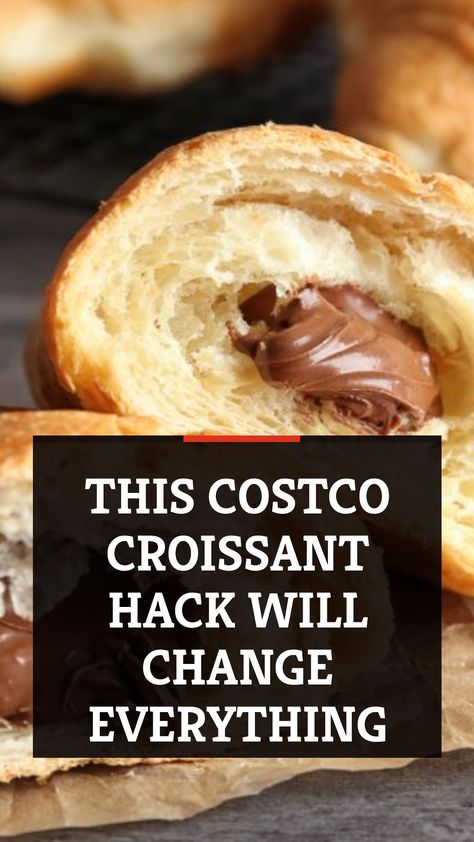 Who is not down for a yummy, flaky, buttery croissant for breakfast or brunch? Croissant Snack Ideas, Refrigerated Croissant Recipes, Store Bought Brunch Ideas, Easy Croissant Dessert Recipes, Easy Stuffed Croissants, Things To Eat With Croissants, Premade Croissant Recipes, Croissants For Breakfast, Leftover Croissants Recipes