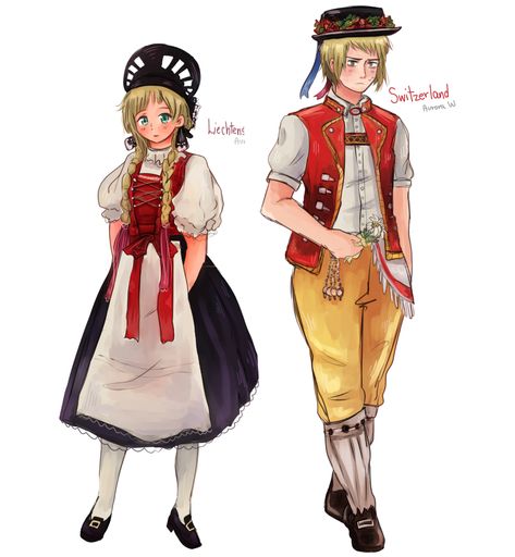 Aph Liechtenstein, Switzerland Hetalia, Liechtenstein Hetalia, Aph Switzerland, Hetalia Liechtenstein, Civilization Game, Europe Culture, Country Men, Axis Powers