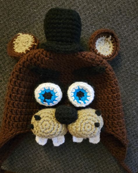 #FNAF Character Crochet Hats, Fnaf Crochet Hat, Crochet Fnaf, Crochet Girlies, Fnaf Crochet, Dream Craft Room, Hat Patterns, Crochet Inspiration, Ideas Crochet