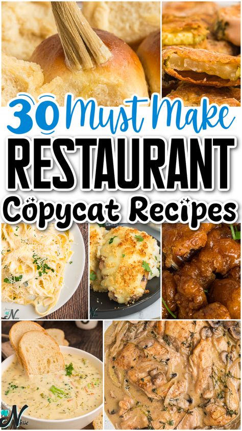 Restaurant Copycat Recipes Authentic Restaurant Recipes, Crockpot Restaurant Recipes, Tgif Fridays Recipes Copycat, Dinner Recipes Copycat, Noodles And Co Copycat Recipes, Landry's Restaurant Recipes, Restaurant Copycat Recipe, Homemade Restaurant Food, The Palm Restaurant Recipes