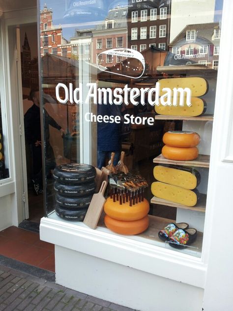 Amsterdam Cheese Shop Old Amsterdam Cheese, Amsterdam Cheese, Cheese Store, Cheese Factory, Cheese Shop, Dairy Cows, Holland, Amsterdam, Netherlands