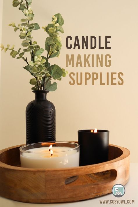 Candle equipment, wax, wicks, dye and more! Find all the candle making supplies you need at Cosy Owl. Explore the world of candle making with tutorials and guides to help you along the way. #candlemaking #cosyowl #candlesupplies #candlemakingsupplies #candlewick #candlewax #candleequipment #candleguide #candlefaq #homemadecandles Candle Making Equipment, Wholesale Candles, Candle Dye, Candle Making Supplies, Candle Maker, Homemade Candles, Candles Crafts, Best Candles, Explore The World