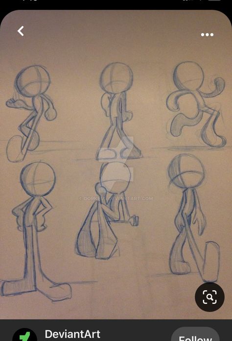 How To Use Shapes To Draw Characters, Rubber Hose Style Character, Cartoon Character Poses Reference, Cartoon Characters Poses, Happy Poses Drawing Reference, Cartoon Art Tips, Character Turn Around, Cartoon Style Art, رسم كاريكاتير