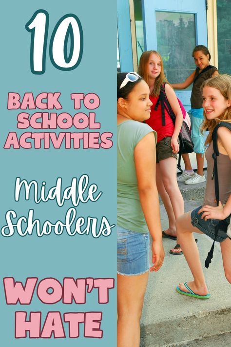 Finding fun Back to School activities for your middle school students is a breeze! These easy activities will have your students loving their first days of school! Back To School Games Middle School, First Week Of School Middle School, First Day Of School Middle School, First Week Of School Ideas Middle School, Middle School First Day Activities, First Day Of School Games, Activities For Middle Schoolers, Fun Science Facts, First Day Of Middle School