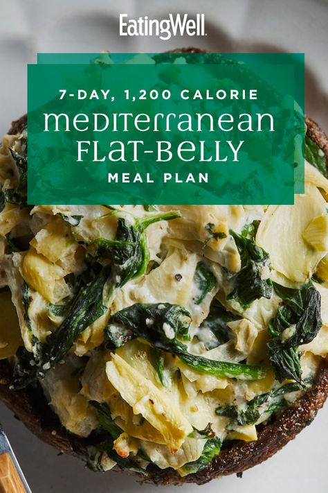 Mediterranean Diet Food List, Mediterranean Recipes Healthy, Flat Belly Diet Plan, Mediterranean Diet Recipes Dinners, 200 Calorie Meals, Flat Belly Foods, Mediterranean Diet Meal Plan, Easy Mediterranean Diet Recipes, Mediterranean Diet Plan