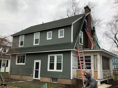 Forest Siding Certainteed, Forest Certainteed Siding, Deep Moss Vinyl Siding, Monogram Siding Colors, Moonlit Moss Vinyl Siding, Quiet Willow Vinyl Siding, Certainteed Forest Green Siding, Mastic Vinyl Siding, Green Vinyl Siding