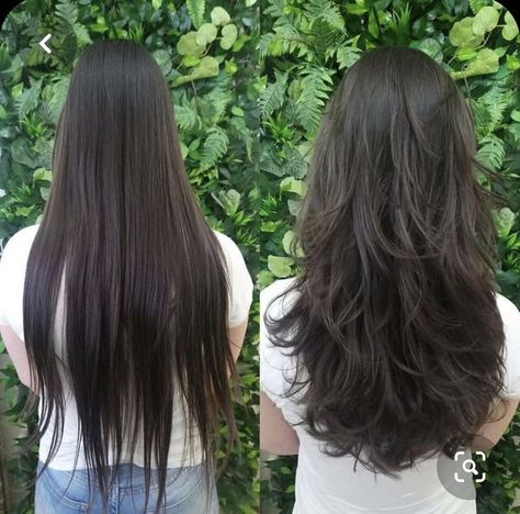 Long Brown Hair Lots Of Layers, Banquet Wear For Women, Layers On Fine Long Hair, Short With Layers Shoulder Length, Mid Back Hair With Layers, Super Long Layered Haircuts, Trending Haircuts Long Hair, Long Layered Haircuts Thinner Hair, Long Hair Styles 2023