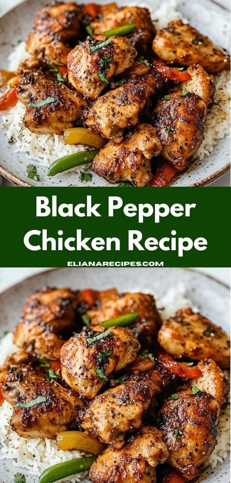 Discover an easy chicken dinner that everyone will love. This Black Pepper Chicken Recipe is packed with flavor and takes minimal time to cook, making it a go-to option for family meals after a long day. Black Pepper Chicken Recipe, Pepper Chicken Recipe, Black Pepper Sauce, Quick Chicken Dinner, Easy Chicken Dinner, Easy Stir Fry Recipes, Black Pepper Chicken, Recipes With Chicken And Peppers, Chicken Slices