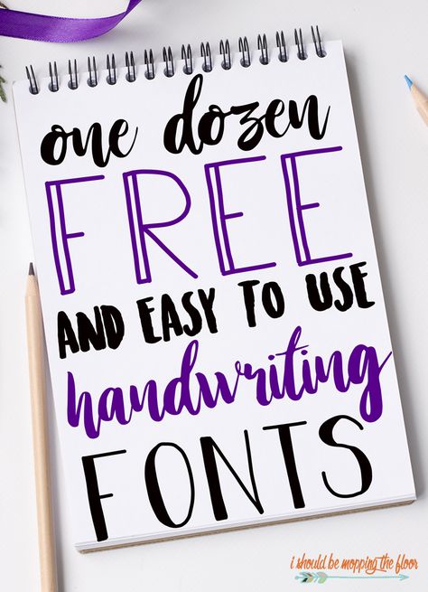 These 12 Free Handwriting Fonts are perfect for crafts, vinyl, printables, and so much more! Downloading instructions included, too. Cool Letters To Draw Fonts, Sharpie S Note Ideas, Lettering For Signs Fonts Hand Drawn, Calligraphy Supplies For Beginners, Easy Fancy Lettering, How To Write In Different Fonts Handwriting, Hand Lettering Examples, Decorative Writing Handwriting, Writing Fonts Free Hand Easy