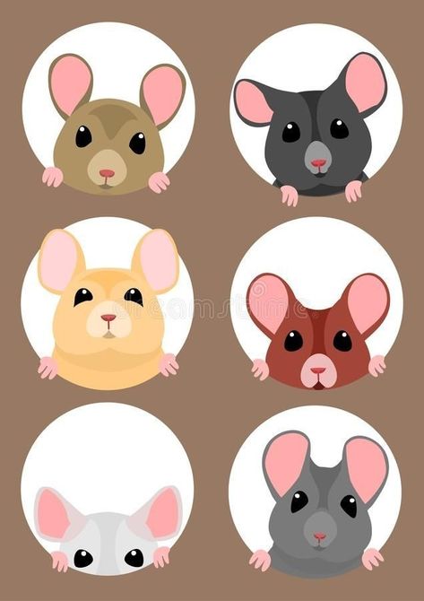 Cute Mice, Cute Mouse, Mice, Stock Vector