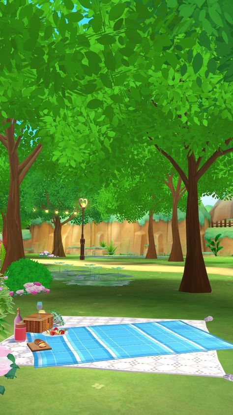 Cartoon Picnic Background, Picnic Cartoon Drawing, Anime Picnic Background, Picnic Cartoon, Picnic Background, Space Art Wallpaper, Picnic Invitations, Background Zepeto, Clip Art Frames Borders