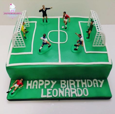 30+ Exclusive Photo of Football Birthday Cake Football Birthday Cake Football Pitch Birthday Cake Birthday Cakes  #HappyBirthdayCakes Football Pitch Cake, Birthday Cake Football, Football Cakes For Boys, Cake Football, Soccer Birthday Cakes, Football Birthday Cake, Soccer Cake, Birthday Cakes For Teens, Football Birthday Party