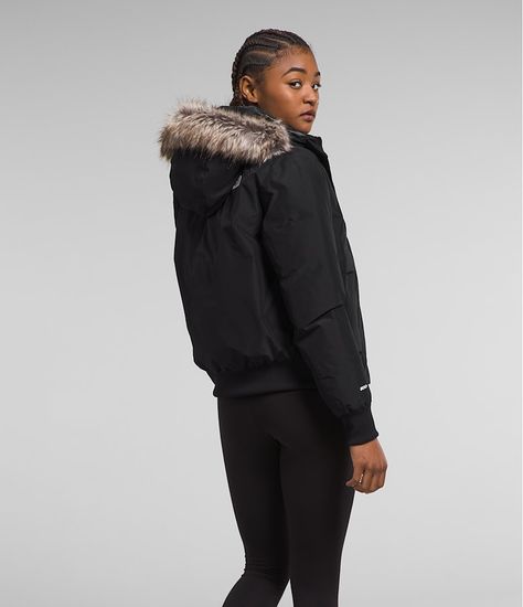 As a new addition to our Arctic Parka line, the Women’s Arctic Bomber incorporates all the same warm, waterproof, breathable features, but in a slightly shorter silhouette. With 100% recycled DryVent™ body fabric, 600-fill recycled down insulation and ribbed cuffs and hem, this jacket has the city-ready aesthetics to tackle whatever winter throws your way. The North Face Parka, North Face Parka, Arctic Parka, North Face Jacket, Parka, Insulation, North Face, The North Face, Bomber Jacket